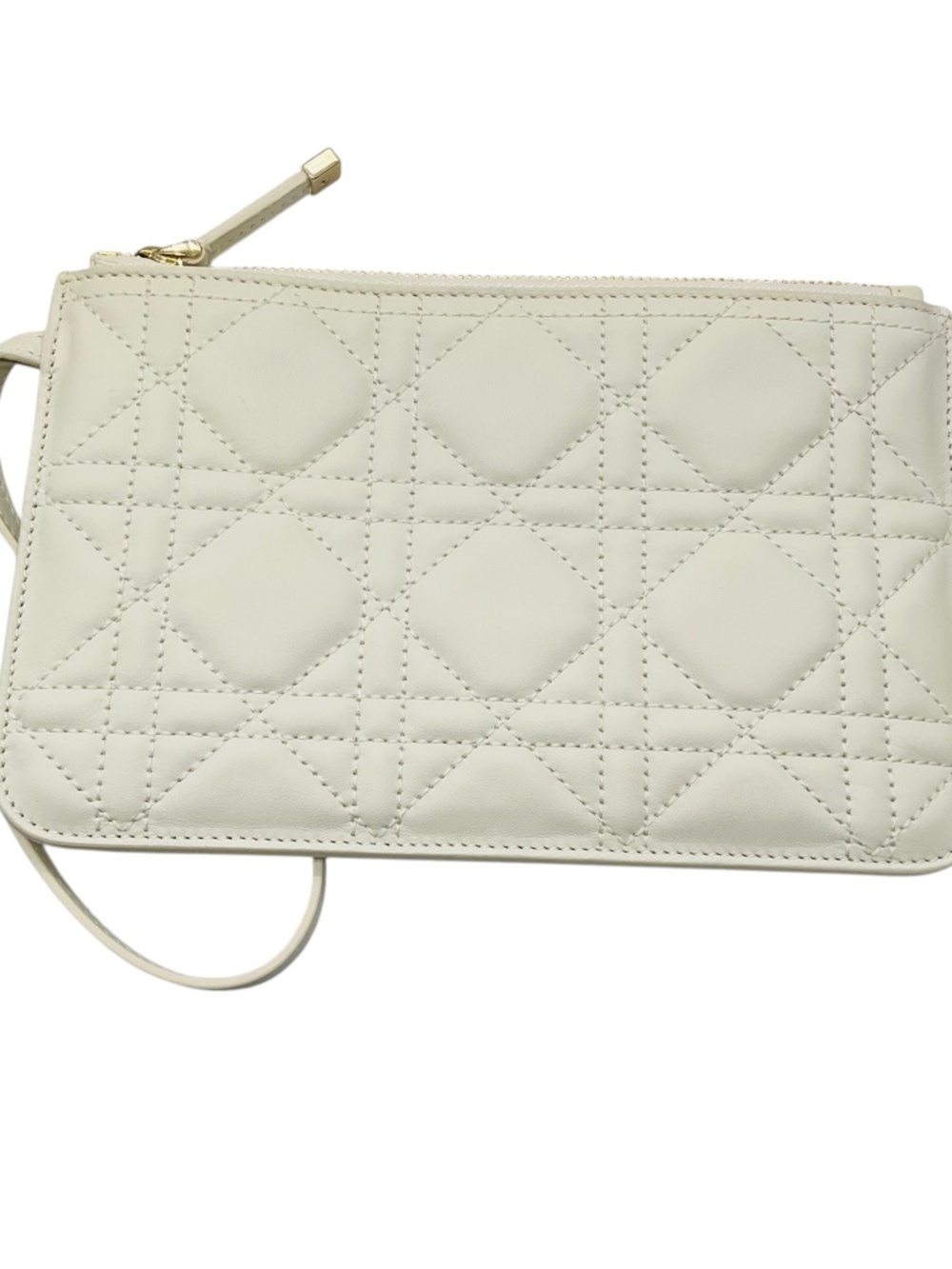 CHRISTIAN DIOR LATTE MACROCANNAGE CALFSKIN SMALL DIOR TOUJOURS BAG - Picture 11 of 16